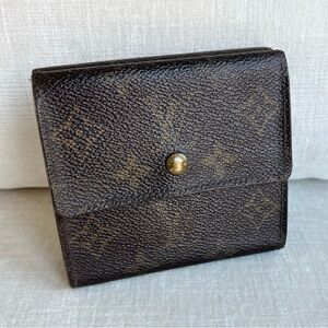 Louis Vuitton Monogram Coated Canvas Elise Wallet